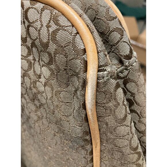 COACH F77004 CANVAS SIGNATURE LARGE CROSSBODY BAG(ASIS) - Picture 14 of 16